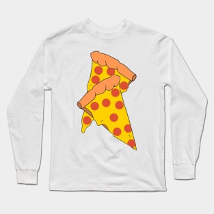 Pepperoni and Cheese Pizza Slices Long Sleeve T-Shirt